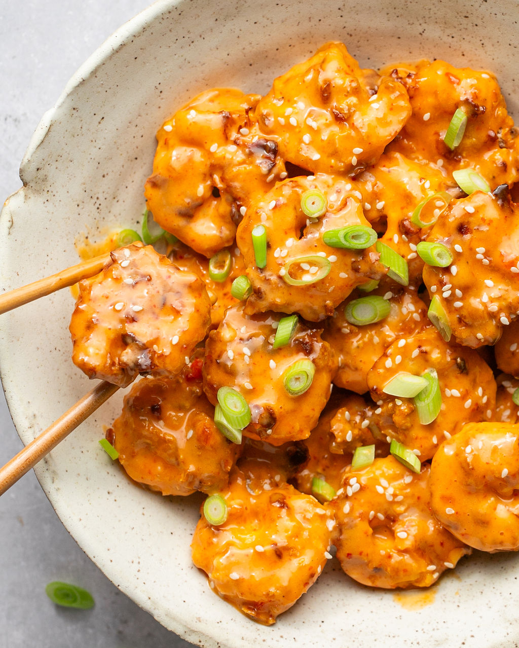 Air Fryer Bang Bang Shrimp | Gimme Delicious