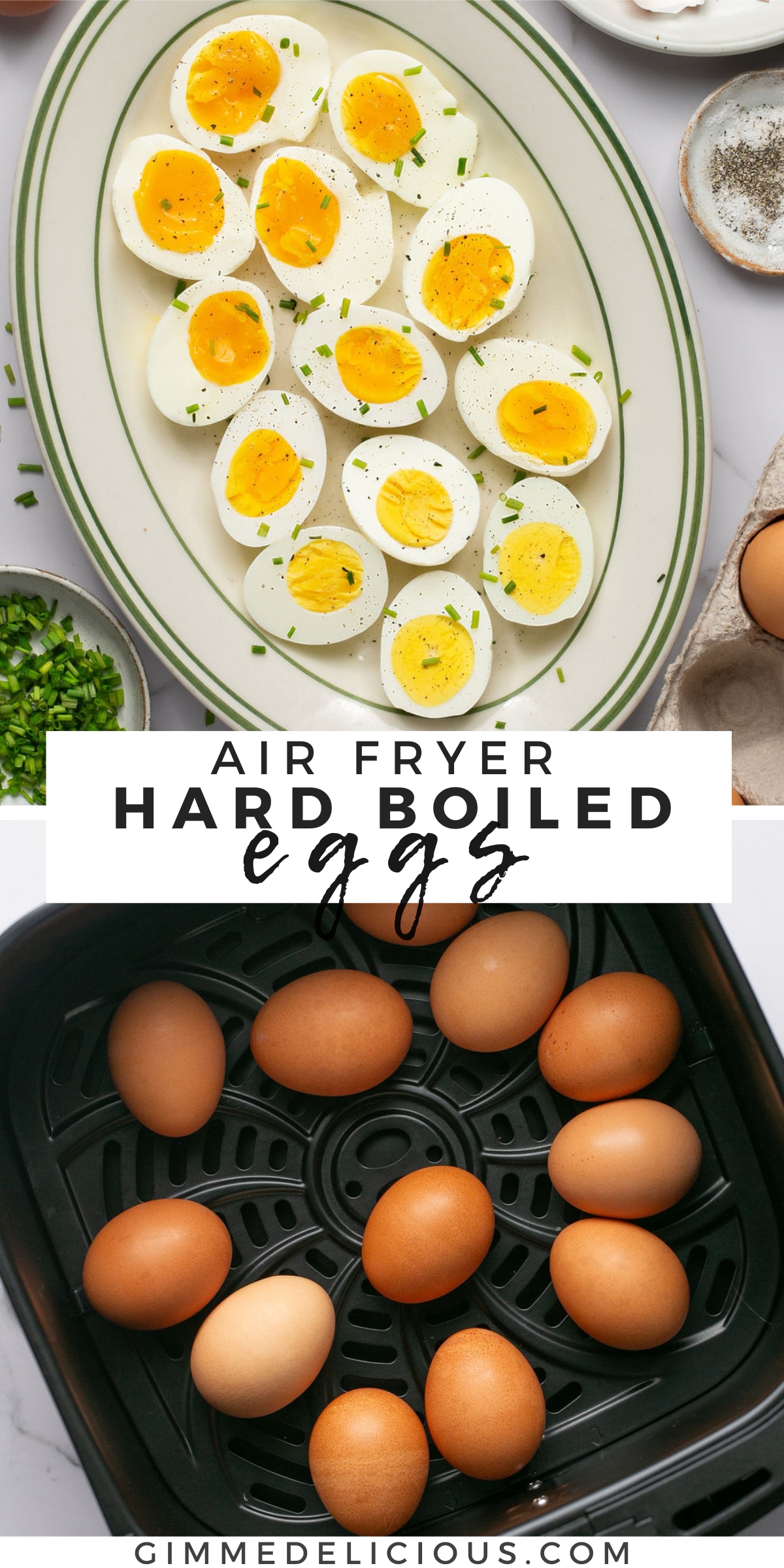 Air Fryer Hard Boiled Eggs | Gimme Delicious