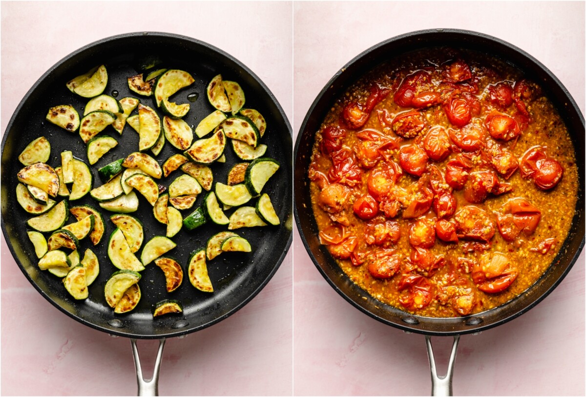 Tomato Zucchini Pasta | Gimme Delicious