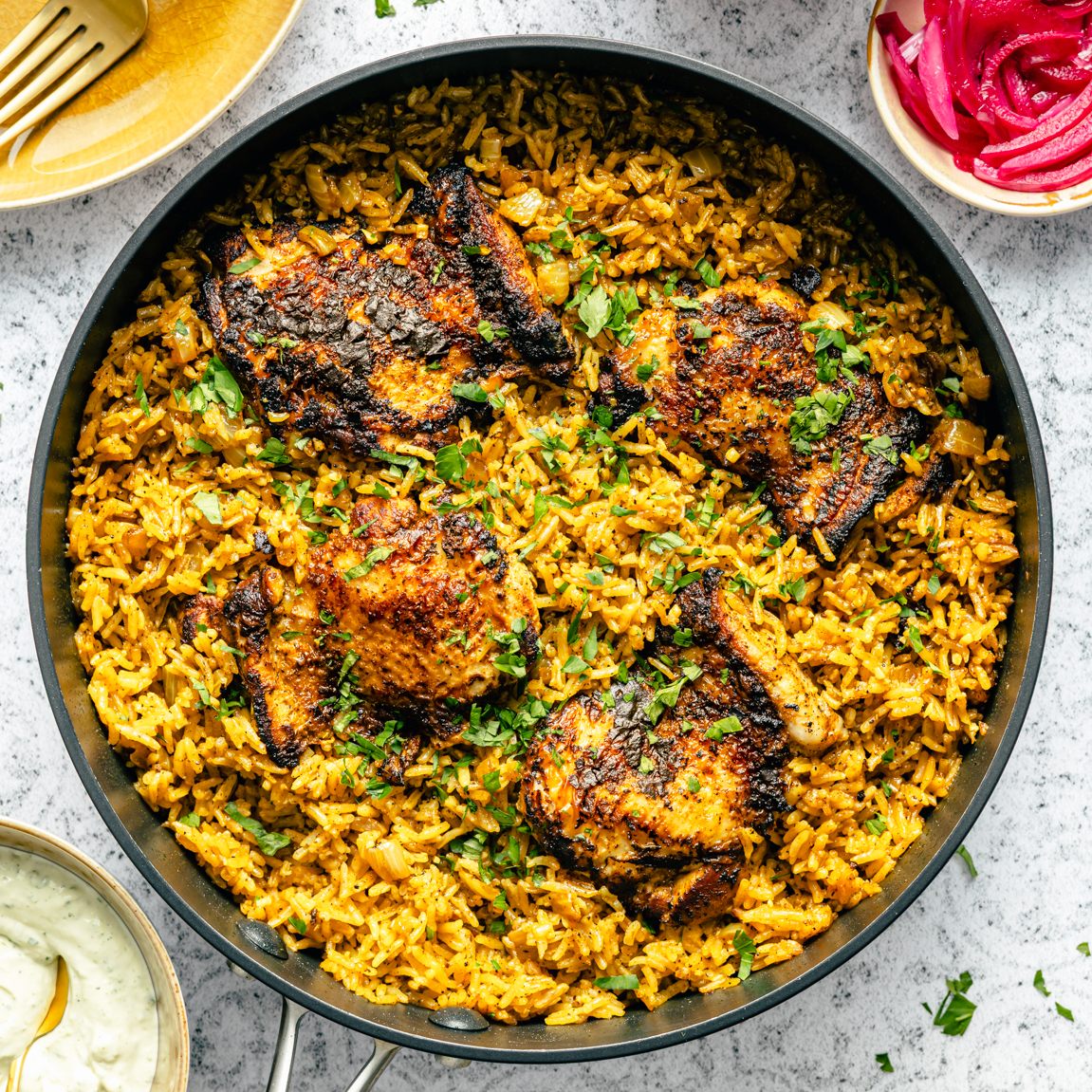 One Pan Shawarma Chicken & Rice