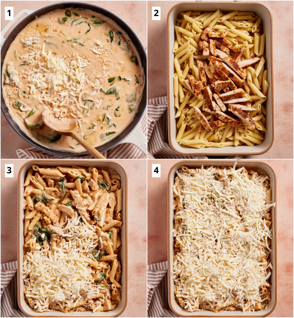 Creamy Chicken Pasta Bake | Gimme Delicious